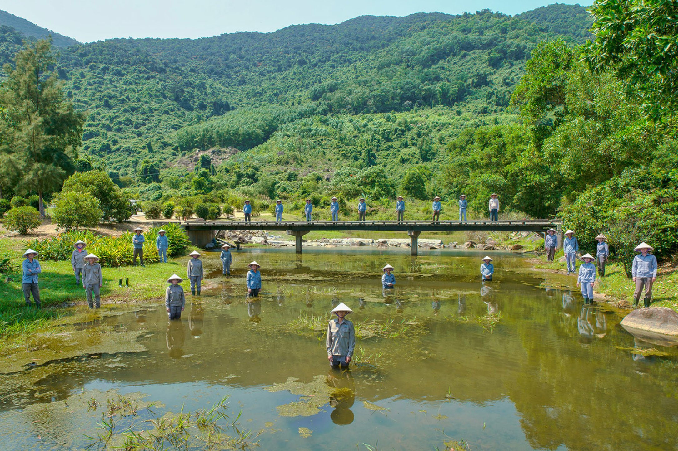 Rice Terrace Workers, Laguna Lăng Cô